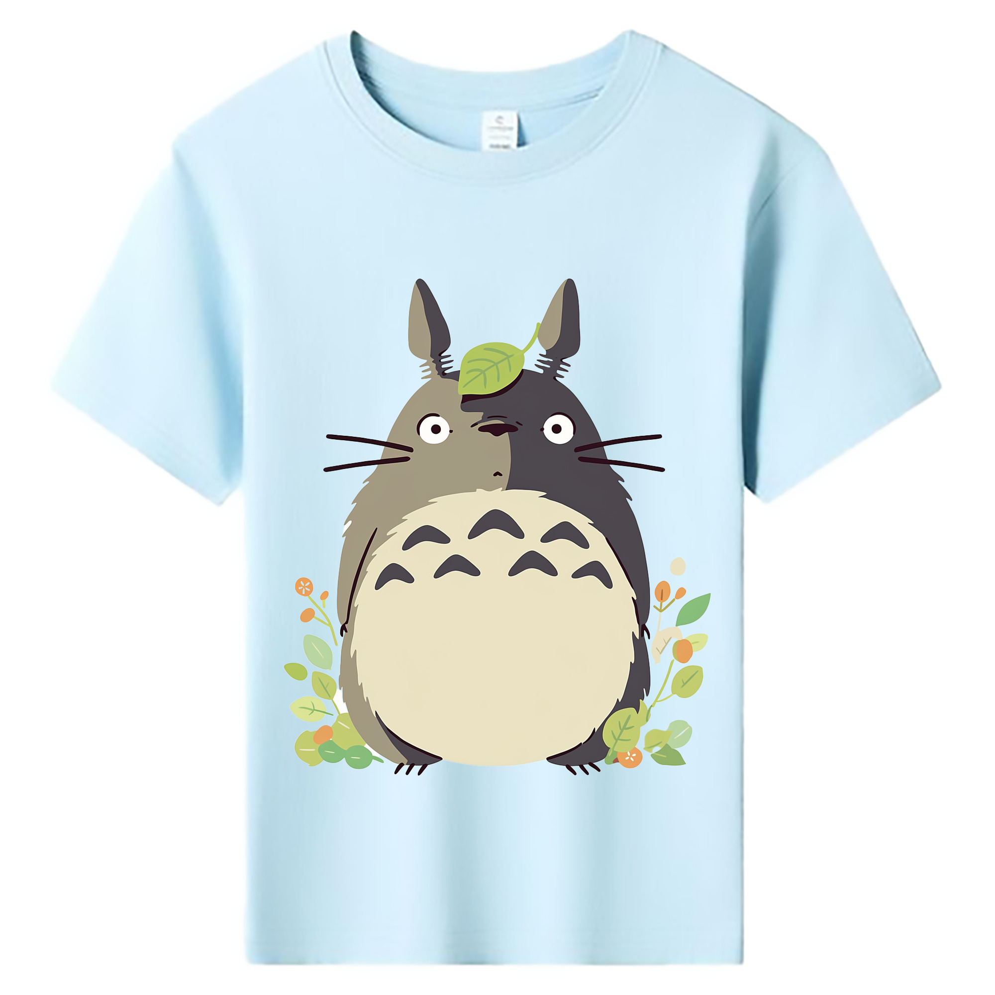 （画像用） となりのトトロ 草壁メイ 草壁サツキ My Neighbor Totoro Satsuki Kusakabe Mei Kusakabe 綿100％キッズTシャツ（フロントプリント）